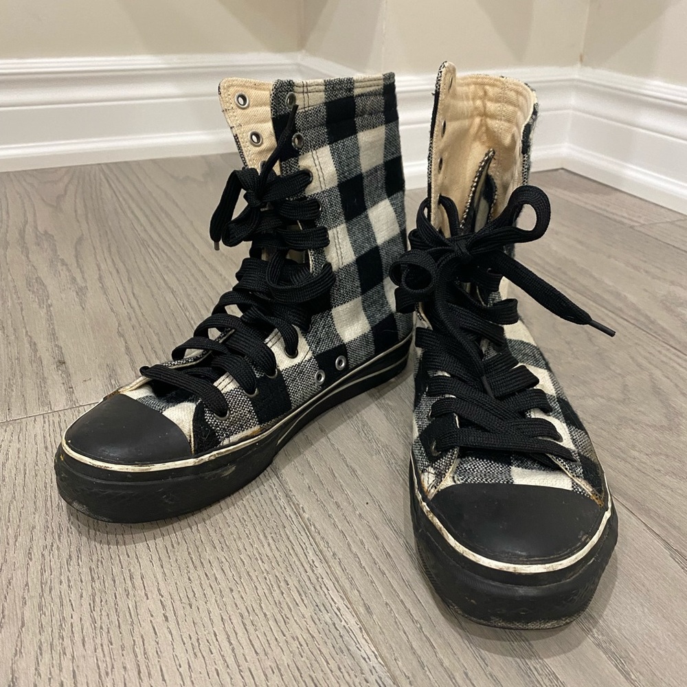 Cool plaid hightops